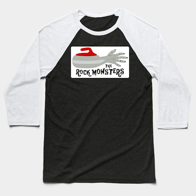 The Rock Monsters Curling Team - 2017 Logo Baseball T-Shirt by SaintEuphoria